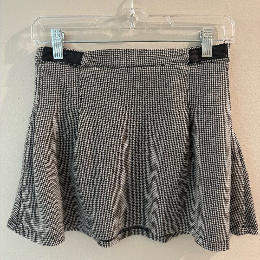 Zara Houndstooth Mini Skirt